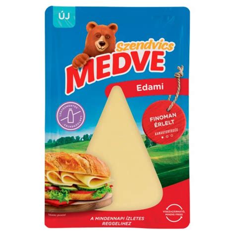 Medve Szeletelt Edami Sajt 100g