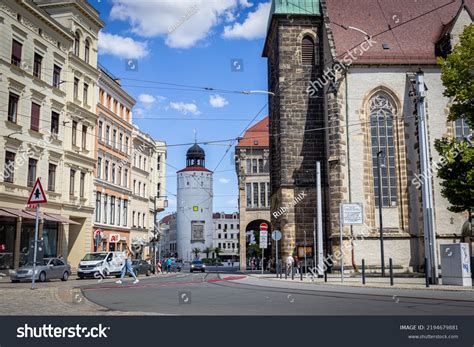 Gorlitz Town Center Churches Towers Around Stock Photo 2194679881 ...