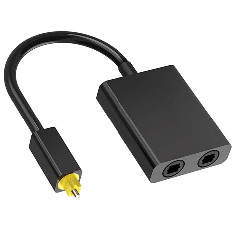 Toslink Splitter Digital Optical Audio Adapter Cable (20cm)