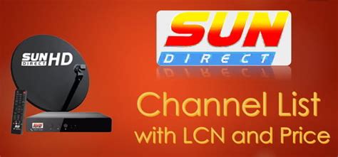 Manually Verified Sun Direct Channel List With Lcn And Price