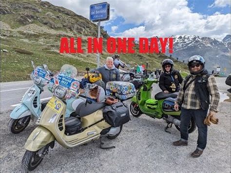 6 Alpine Passes Including Furka And Grimsel On Vespas YouTube