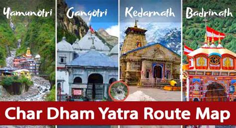 Char Dham Yatra Route Map Ki Jankari