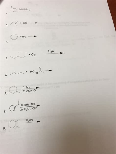 Oneclass Give The Structure Of Principle Organic Product Of Each