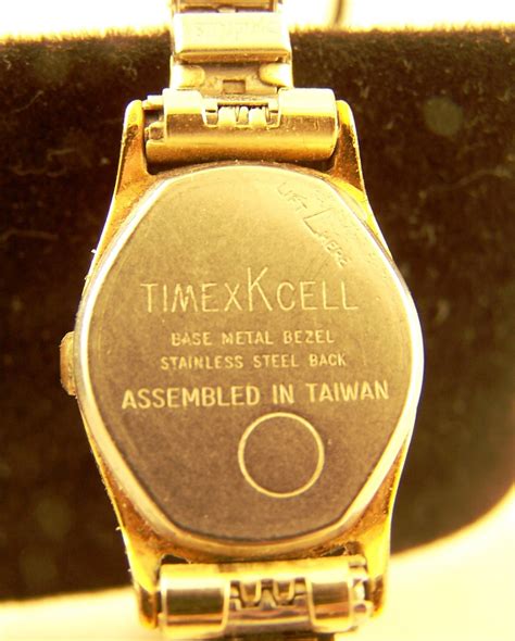 Timex K Cell Quartz Ladies Womens Watch Gold Tone Flex Etsy