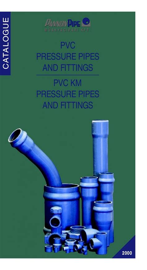 Pdf Pvc Pressure Pipes And Fittings Catalogue Pannon Pipe Dokumen