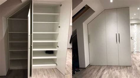 Schrank F R Dachschr Ge Individuell Nach Ma Gebaut