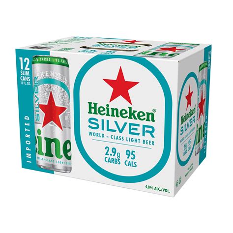 Heineken Silver Beer 12 Pk Cans Shop Beer At H E B