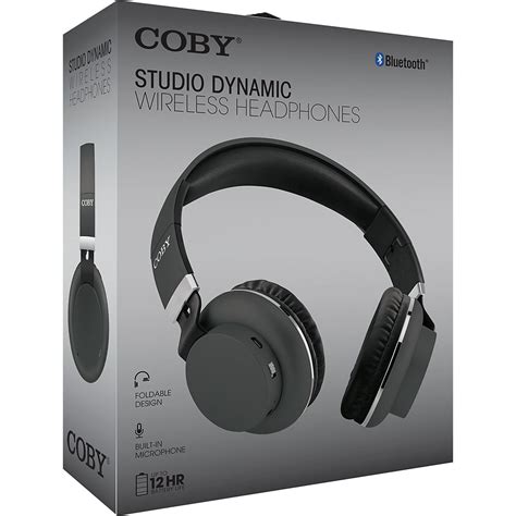 Coby Wireless Bluetooth® Headphones Black Fesco Distributors