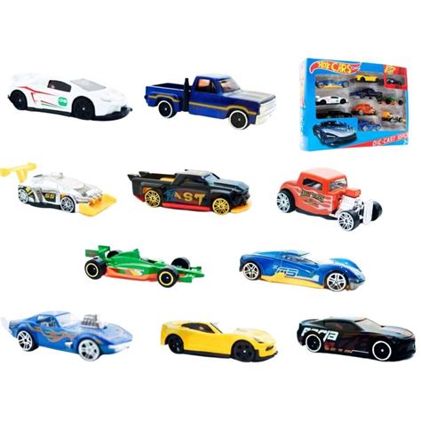 Carrinhos De Ferro Hot Cars Miniaturas Esportivo Cole O M J Variedades Carrinho De