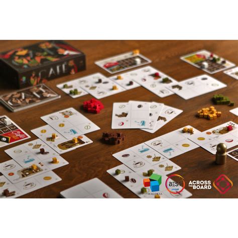 Café Across The Board Jogo de Tabuleiro Board Game