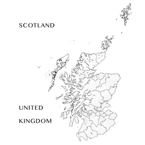 Council Areas Scotland Map Stock Illustrations 37 Council Areas