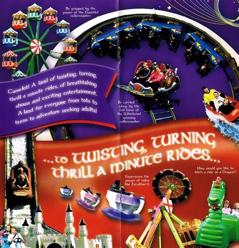 Camelot Theme Park 2006 Promotional Leaflet This 2006 Pro Flickr