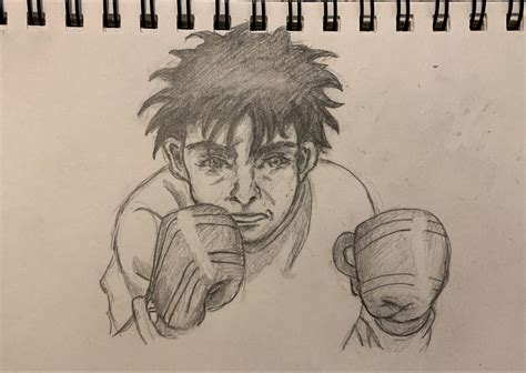 Hajimenoippo Animesketch Fanart Anime Sketch Fanart Sketches Male