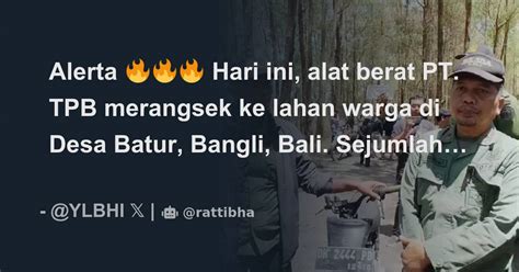 Alerta Hari Ini Alat Berat Pt Tpb Merangsek Ke Lahan Warga Di