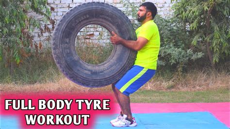 Full Body Tyre Workout Total Body Fitness Workout On Tyre Irfan