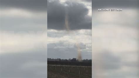 NWS: Rare weak tornado caught on camera in Sanger | KMPH