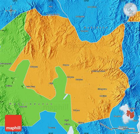 Political Map of North Cotabato