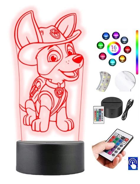 Lampka Na Biurko Psi Patrol Tracker Led Plexido Plexido Sklep