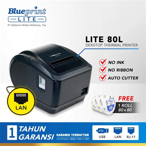 Printer Thermal Kasir POS BLUEPRINT Lite80L USB LAN Printer Thermal