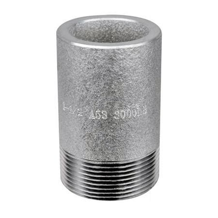 A106 Gr B Seamless Nipples Galvanized NPT Threaded Pipe Nipple TOE POE