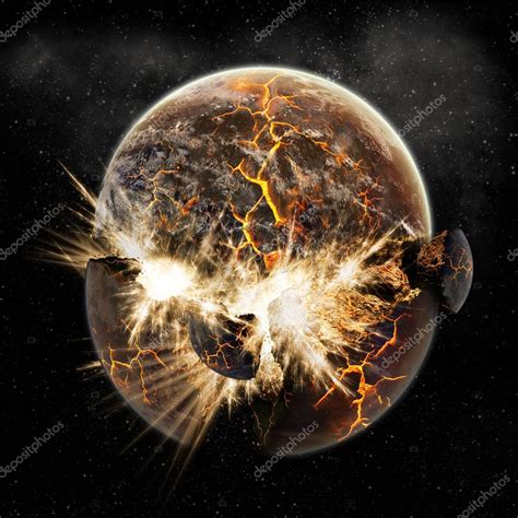 Earth Apocalypse Armageddon Stock Photo Sdecoret