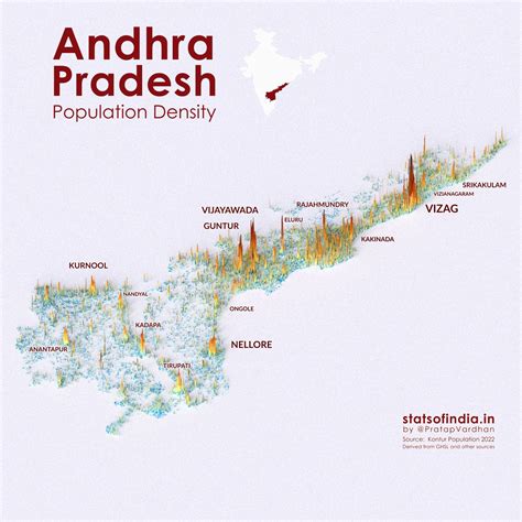 Stats Of India On Twitter Rt Stats Of India Population Density Map