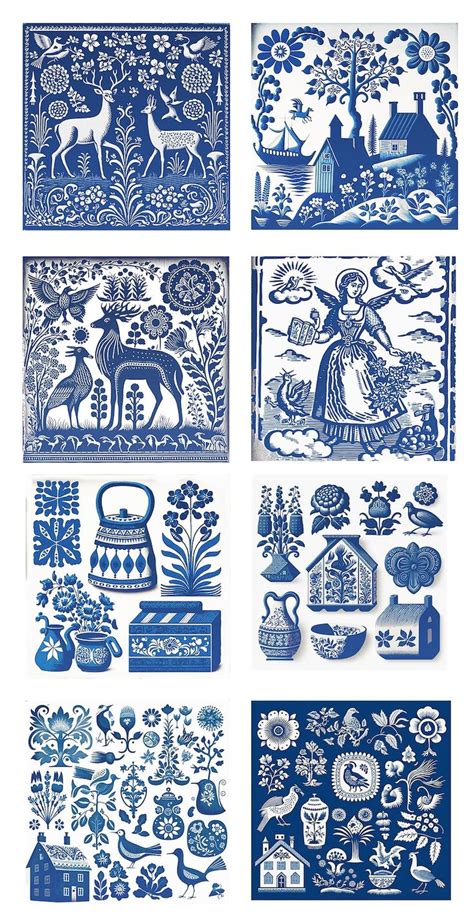 Scandinavian Chapbook Clip Art Collection Historical Scandinavian Folk