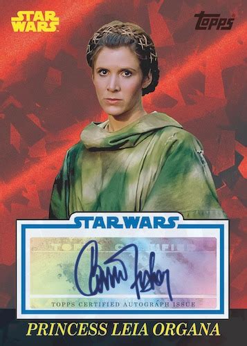 2023 Topps Chrome Sapphire Edition Star Wars Return Of The Jedi Checklist