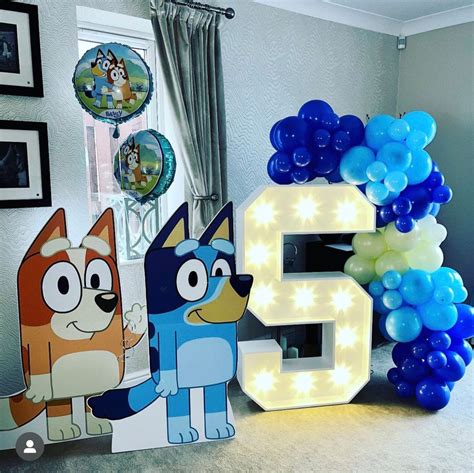 Bluey Cardboard Cutout Party Prop Decoration Etsy Uk