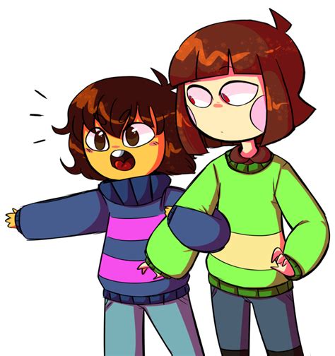 Frisk Chara Charisk Undertale персонажи UT shipping