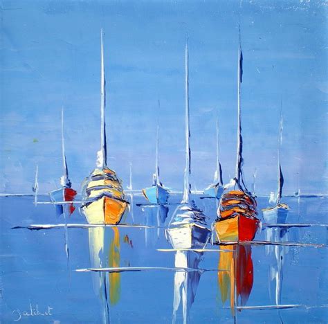 Peinture Voilier En Peinture Nautique Art De Bateau Peinture