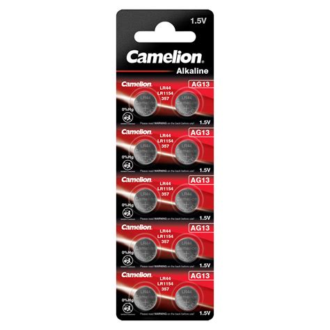 10x Alkaline AG13 LR44 LR1154 357 1 5V Von Camelion Batterien Shopping