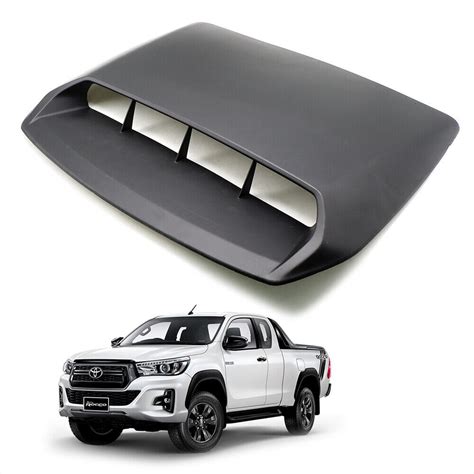 Matte Black Scoop Hood Bonnet For Toyota Hilux Revo Rocco Z Edition