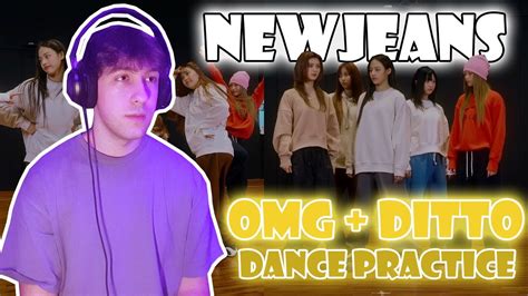 Newjeans Omg Ditto Dance Practice Reaction Youtube