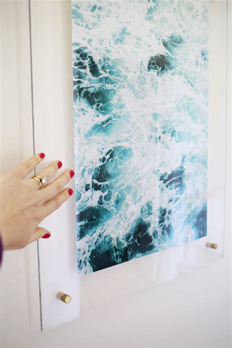 Floating Acrylic Frame DIY - A Beautiful Mess