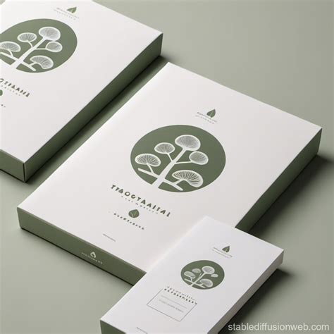 Mushroom Inspired Eco Friendly Packaging Logo Stable Diffusion Online