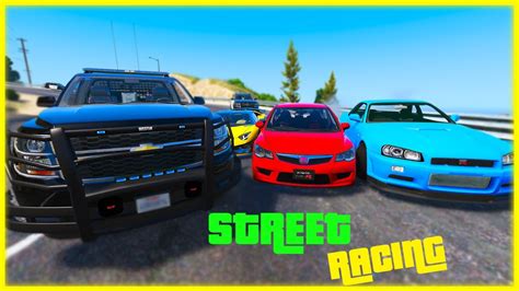 GTA 5 Roleplay STREET RACING RedlineRP YouTube