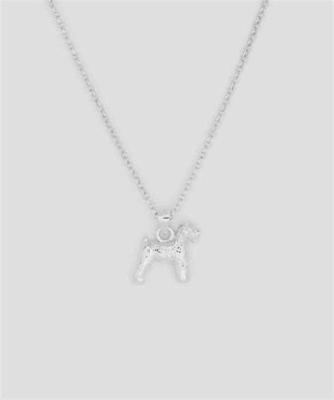 Goodwood Schnauzer Sterling Silver Necklace The Goodwood Shop