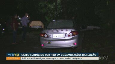 Meio Dia Paran Noroeste Carro Atingido Por Tiros Durante