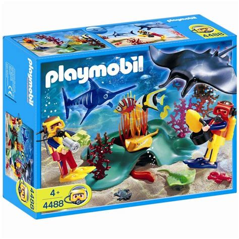 Playmobil Plongeurs avec barrière de corail Achat Vente univers