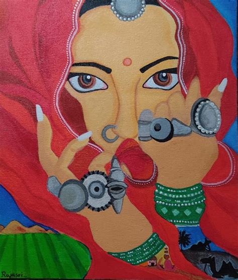 Paintings Of Rajasthani Women