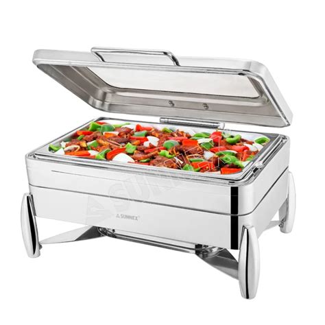 Sunnex Wholesale Stainless Steel Full Size Ltr Electric Chafing