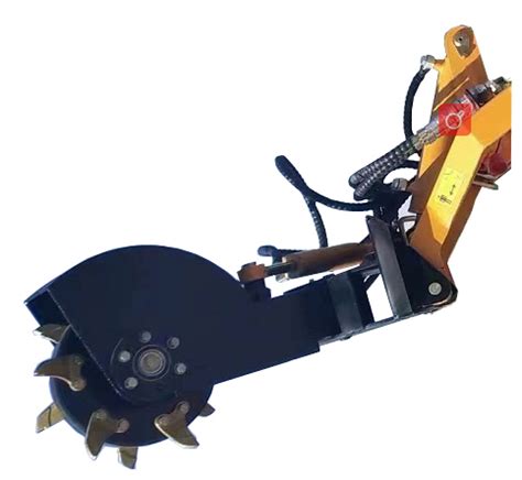 Mini Digger Stump Grinder Attachment - Earthmoving Machinery