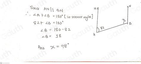 Solved Bookwork Code P94 Allowed A Calculate The Size Of Angle X In