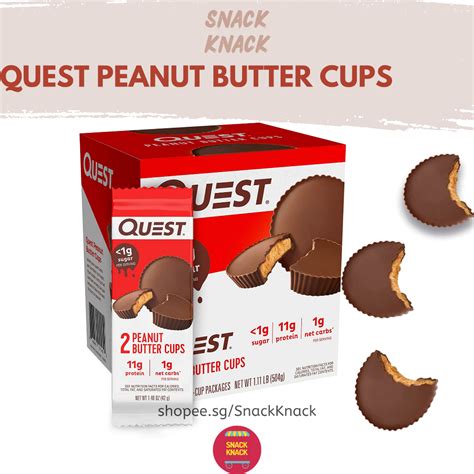 Quest Nutrition Peanut Butter Cups G Per Pack Pack Or Pack