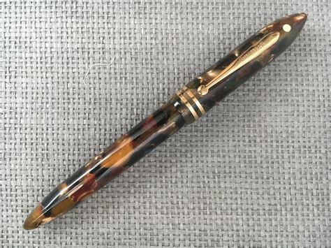 Vendu Sheaffer Balance Moderne Amber Glow Plume Fine Stylo