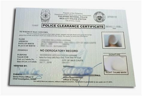 If The Police Clearance Certificate Is To Be Used Abroad Hd Png