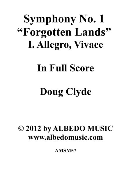 Symphony No Forgotten Lands Movement I Allegro Vivace By Doug