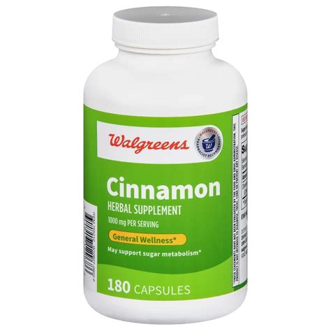 Walgreens Cinnamon Mg Capsules Walgreens