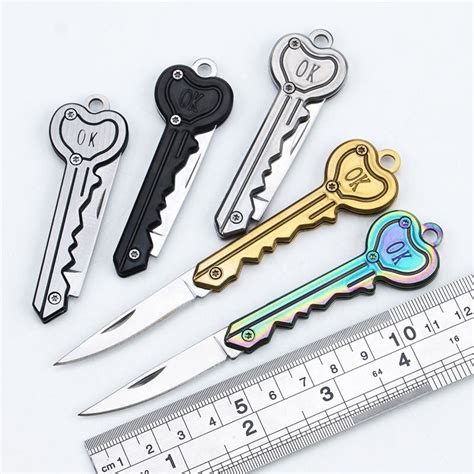 Self Defense Knife Keychain - Mini Key Knife Keychain Security Multi ...